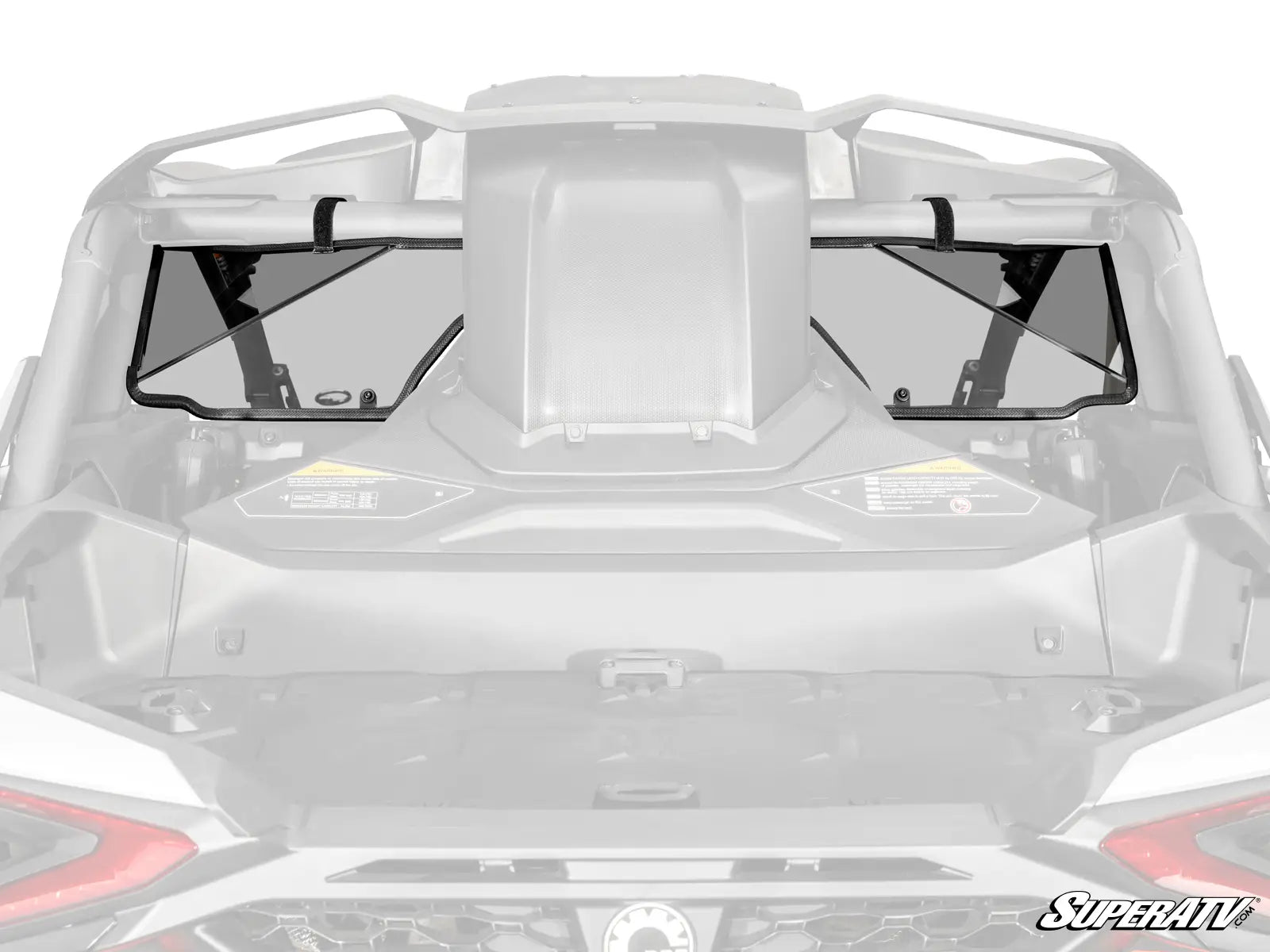 Can-Am Maverick R Scratch-Resistant Rear Windshield image 0