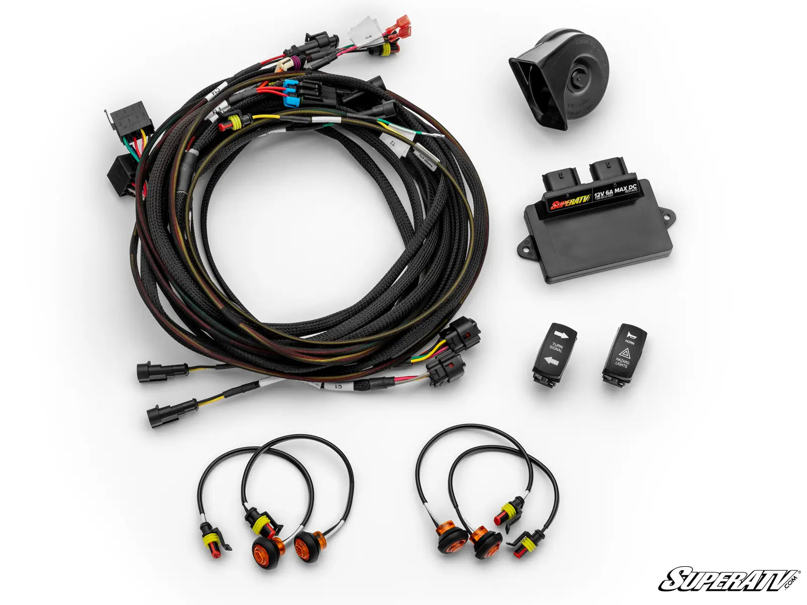 Can-Am Maverick R Deluxe Self-Canceling Turn Signal Kit - Super ATV image 0