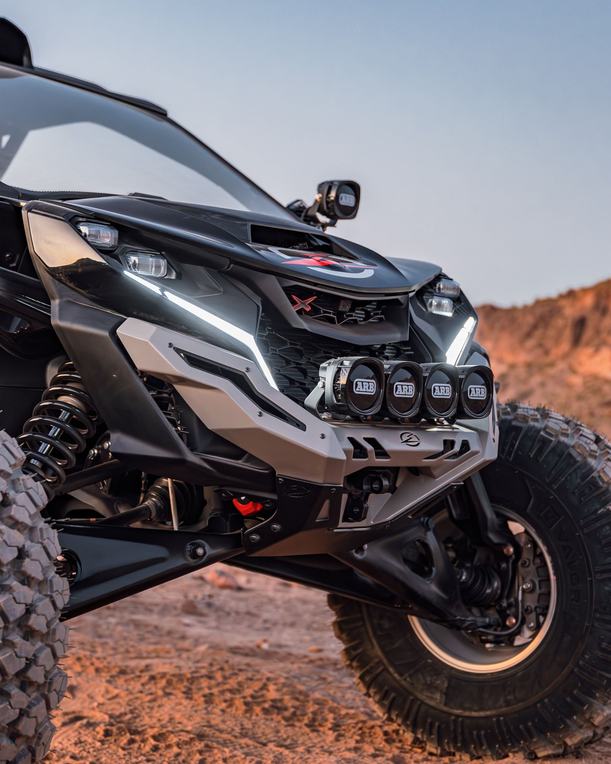 2024 to Current Maverick R Volt Front Winch Bumper image 0