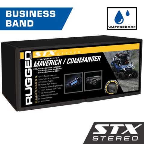 Can-Am Maverick Commander Stx Stereo Complete Utv Communication Kit image 0
