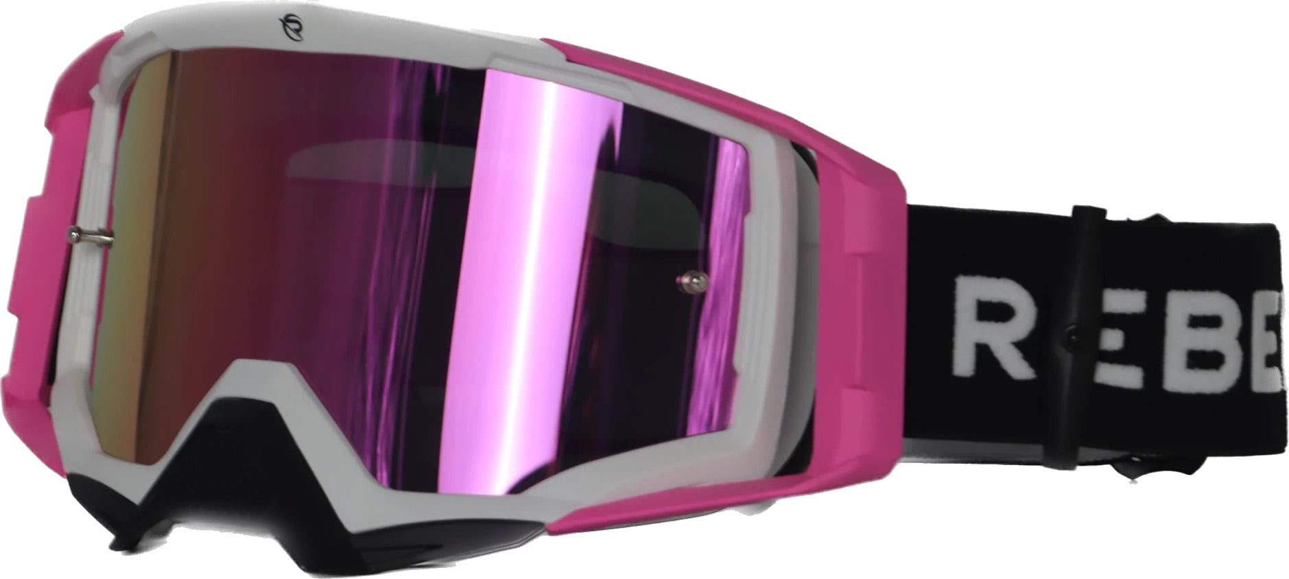 Revolution Motocross Goggle White/Pink image 0