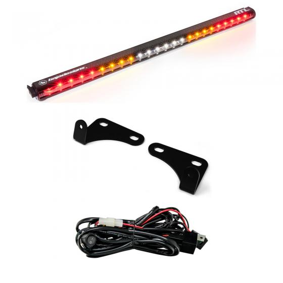 Polaris Rzr 15-18 2 Seat 30 Inch Rtl Rear Light Bar With Bracket Kit Baja Desig image 0