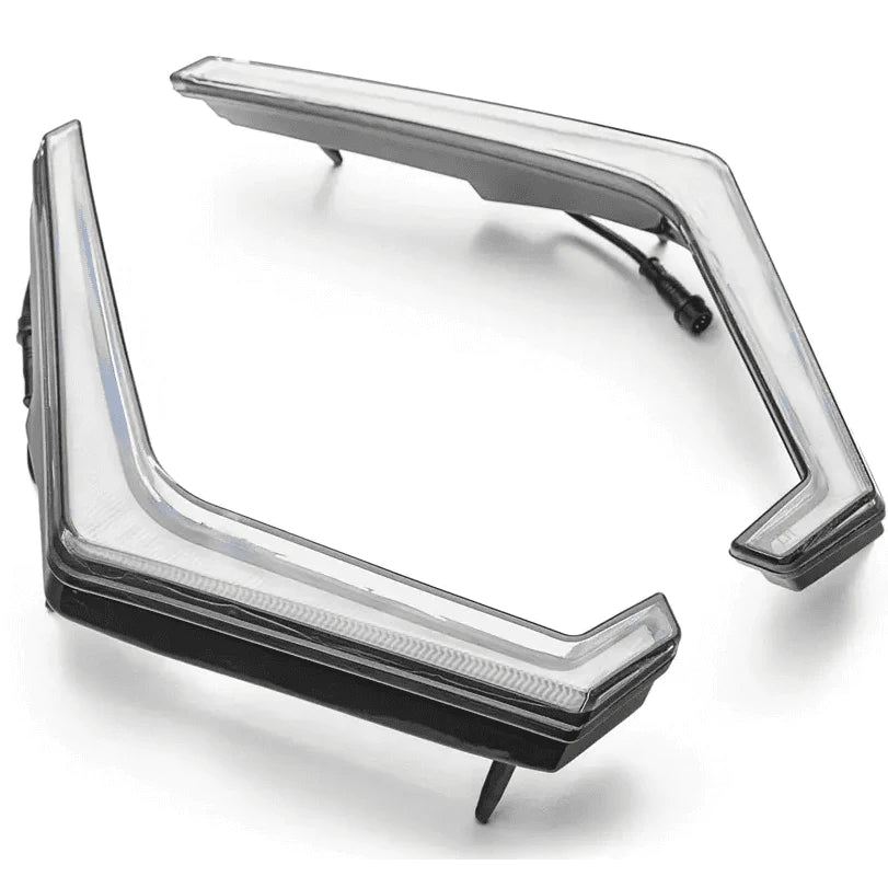 5150 Whips 187 Style Rzr Turbo S Fangs (White) image 0