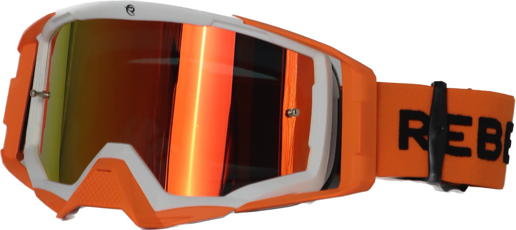 Revolution Motocross Goggle White/Orange image 0