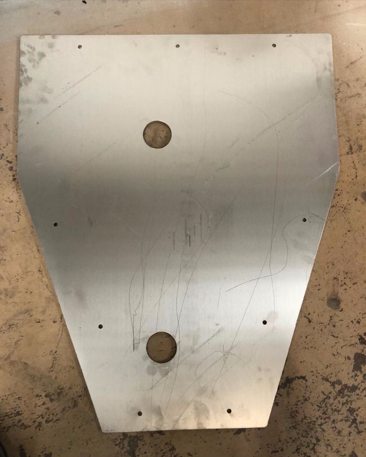 Krx 1000 Aluminum Rear Skid Plate image 0