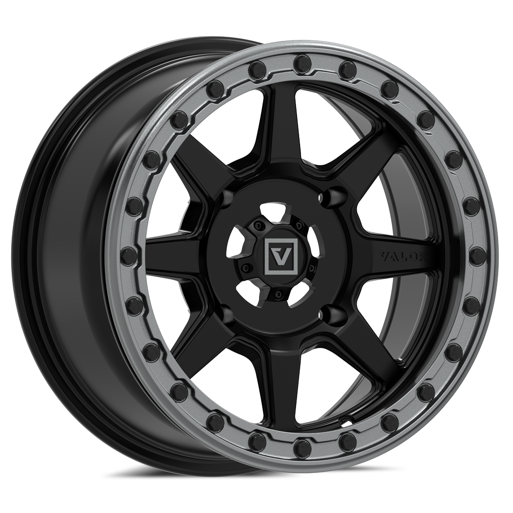 V13 Beadlock UTV Wheel Satin Black