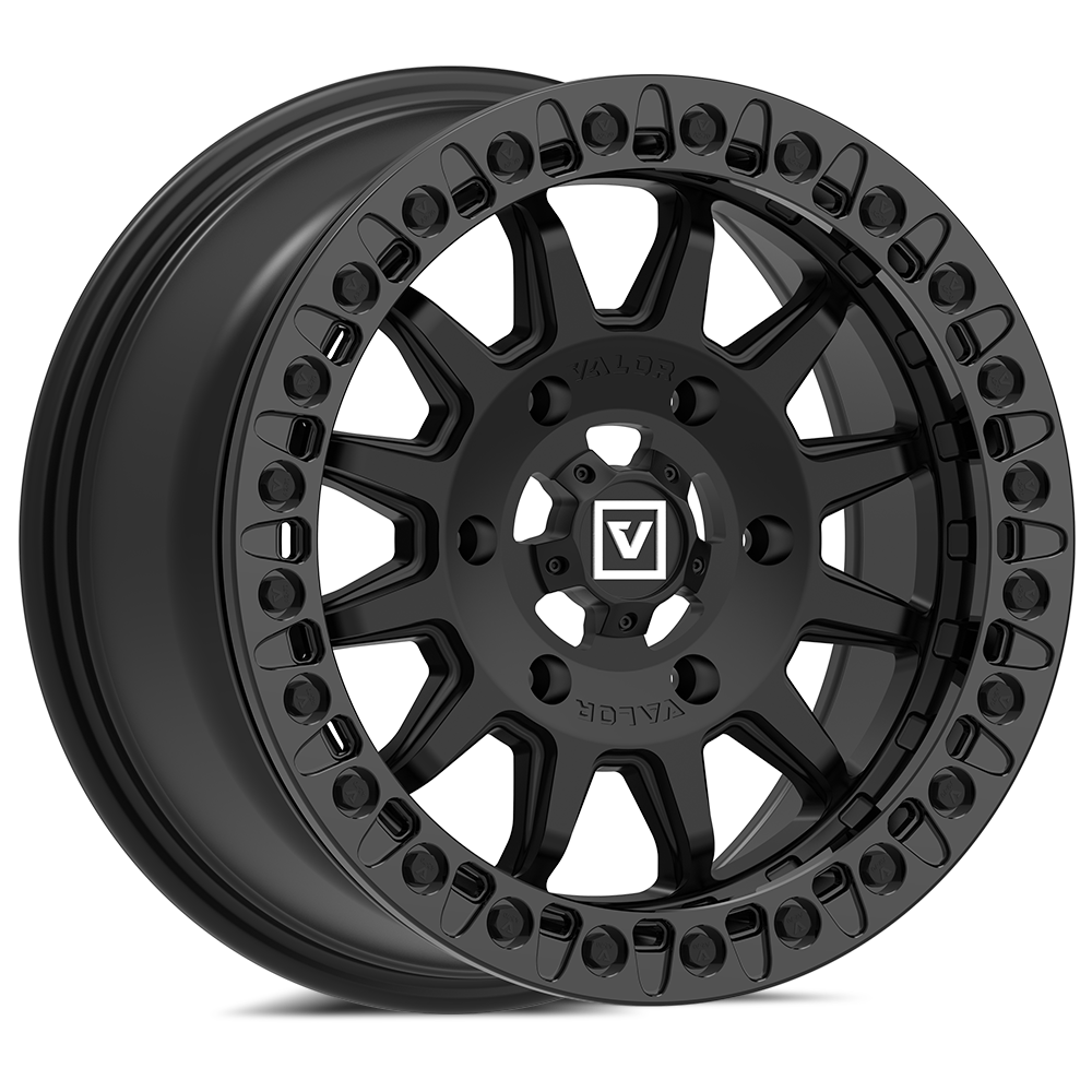 V09 Beadlock UTV Wheel Satin Black