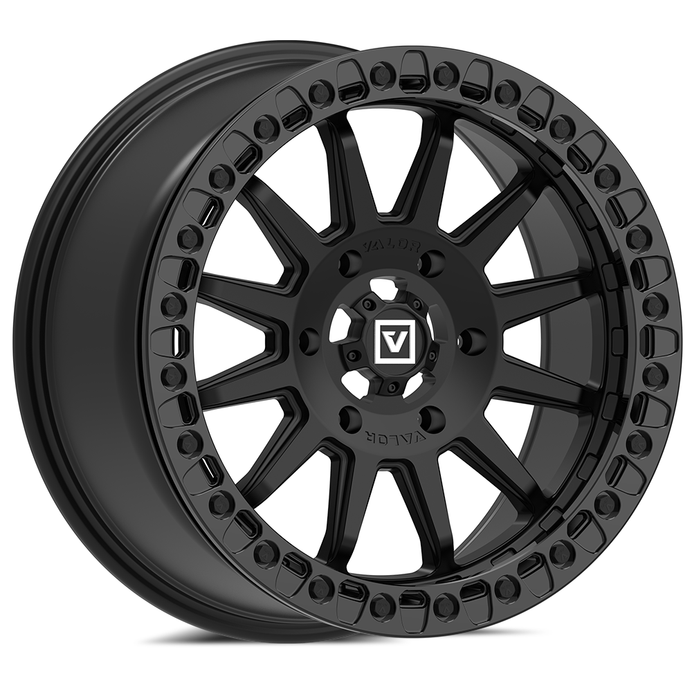 V09 Beadlock UTV Wheel Satin Black