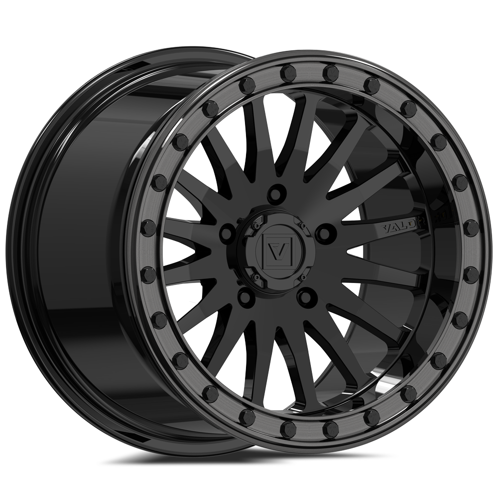 V06 Beadlock UTV Wheel Gloss Black