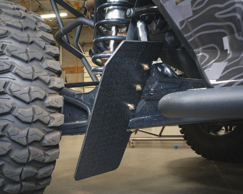 Can Am X3 Rear Wheel Rock Guard Deflector Mud Flap Kit image 4