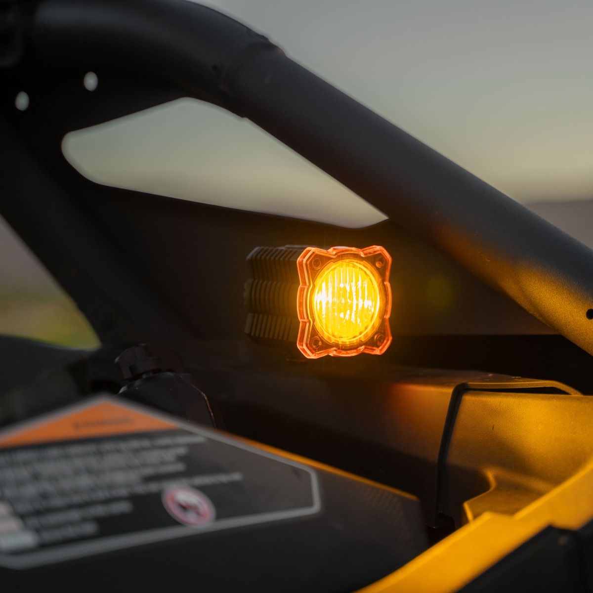 Can-Am Maverick R Backup / Chase Hardware Set and FLEX ERA® 1 LED Light Pod Kit image 3