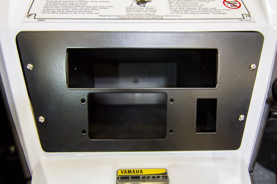 Utv Inc Yxz1000R Pci Intercom And Two Way Radio Mount Dash Plate image 1