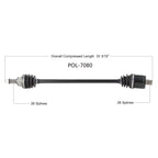 Polaris Rzr Turbo S Axle - OEM Replacement image 1