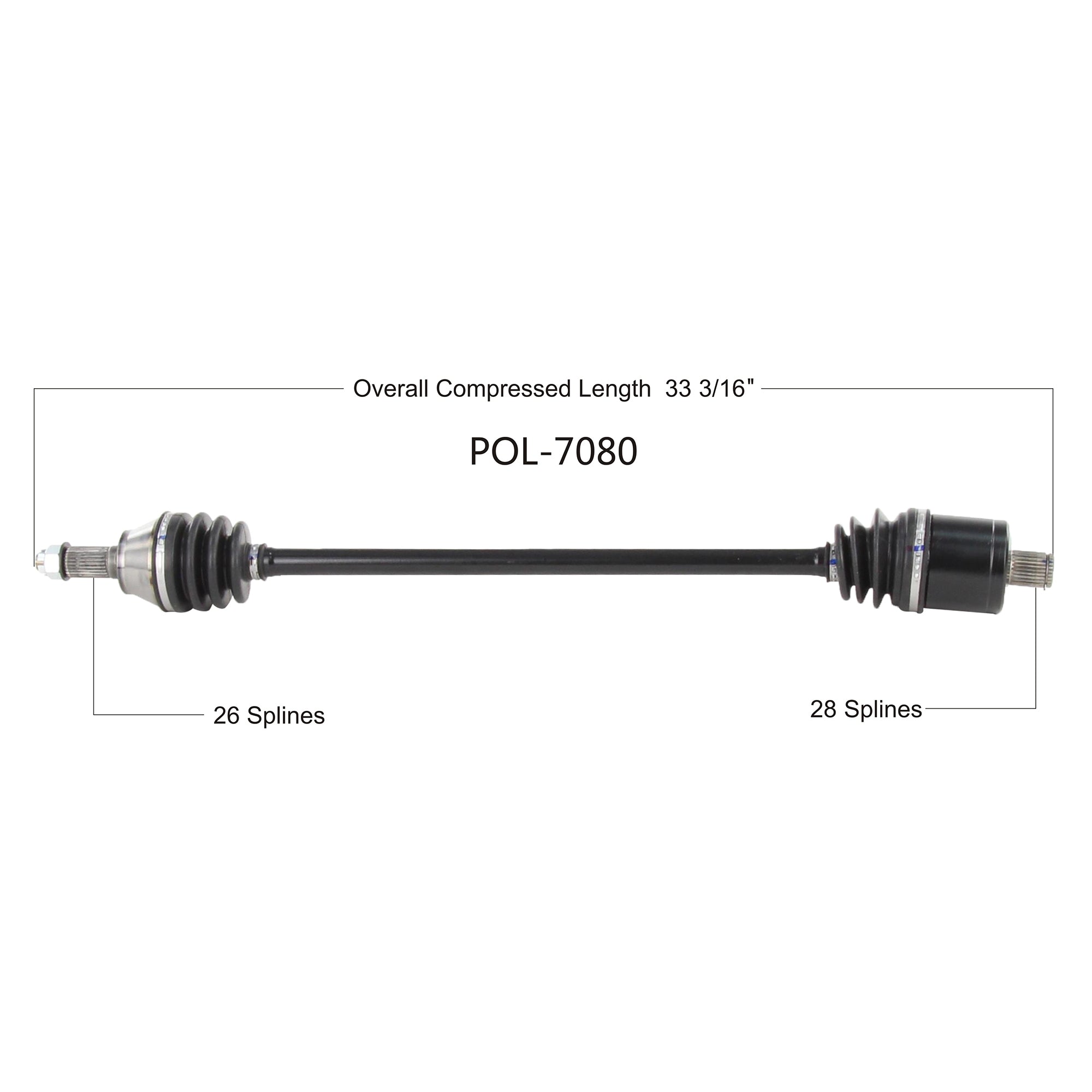 Polaris Rzr Turbo S Axle - OEM Replacement image 1