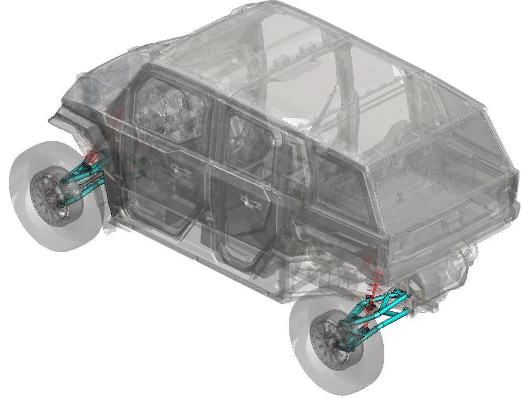 Polaris Xpedition Long Travel Control Arm Kit - CA Technologies image 11