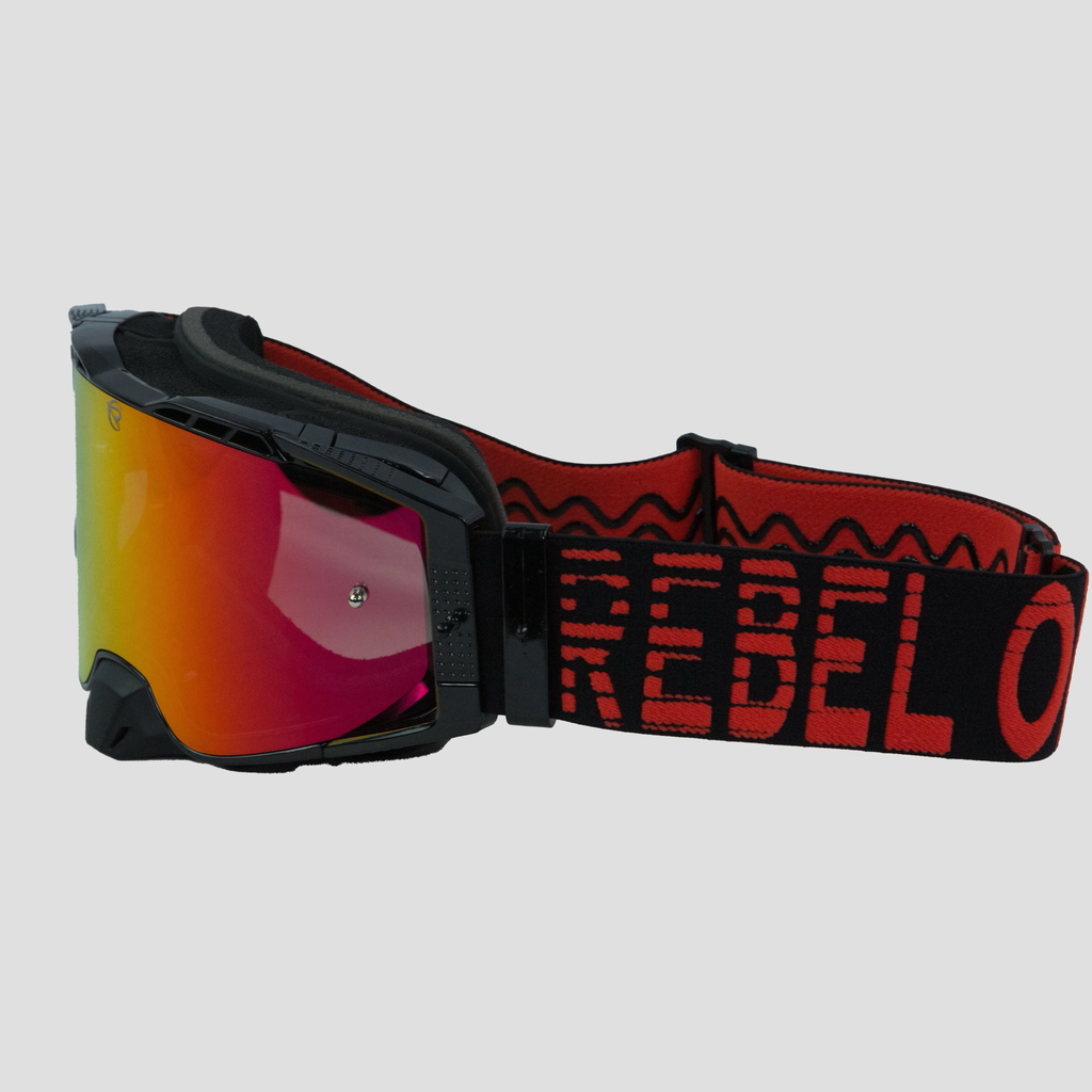 Defiant Pro Motocross Goggle: Crimson image 1