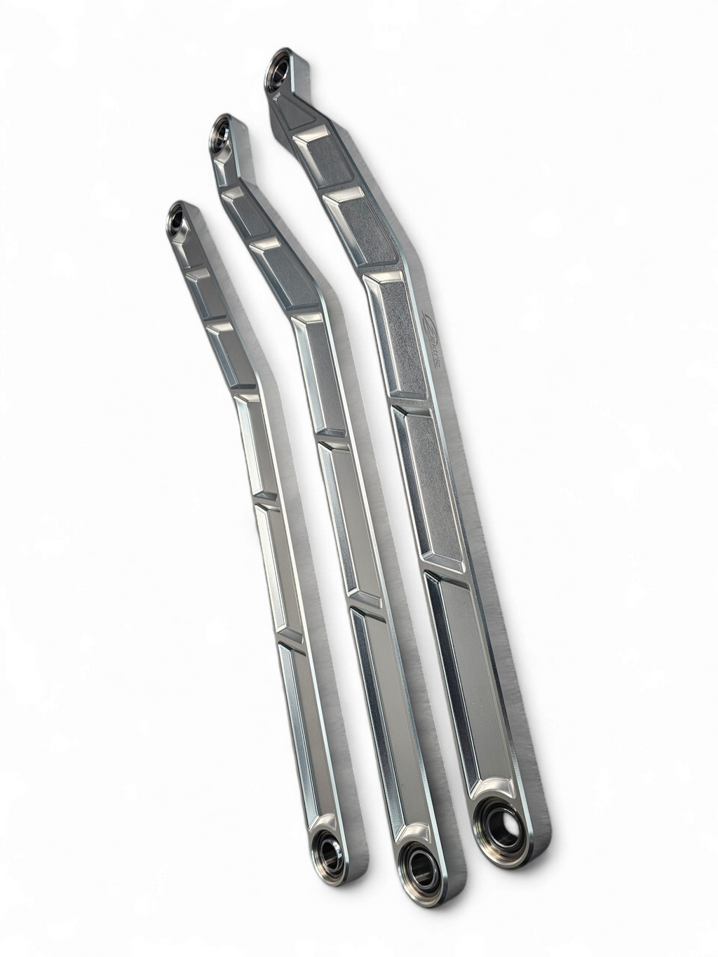 Can-Am X3 Maverick High Clearance Radius Rods in Clear Finish for 72" image 3