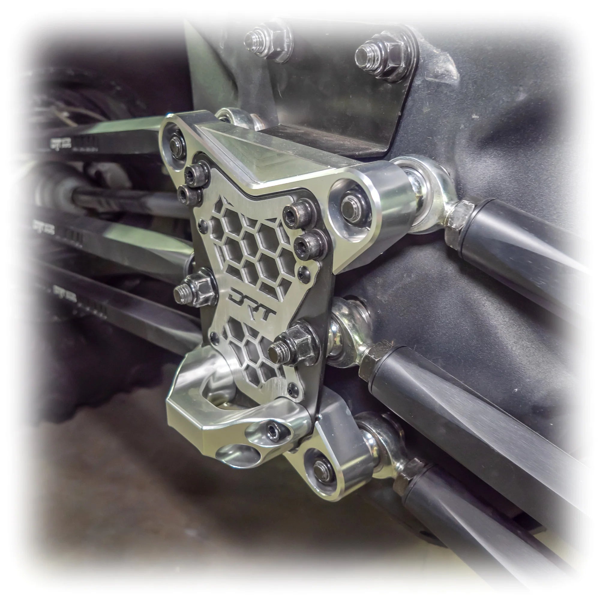 DRT Can-Am Maverick X3 2017+ Billet Aluminum 3-PC Radius Rod Plate Kit image 8