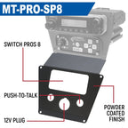 Lower Accessory Panel for RZR PRO XP, RZR Turbo R, and RZR PRO R Dash Mount image 2