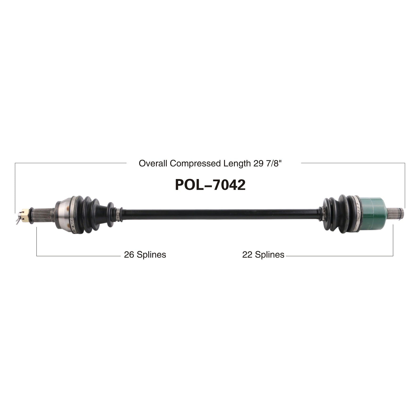 2014-2016 Rzr Xp 1000 Eps Oe Replacement Cv Axle image 0