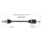 Honda Talon Axle - OEM Replacement image 3