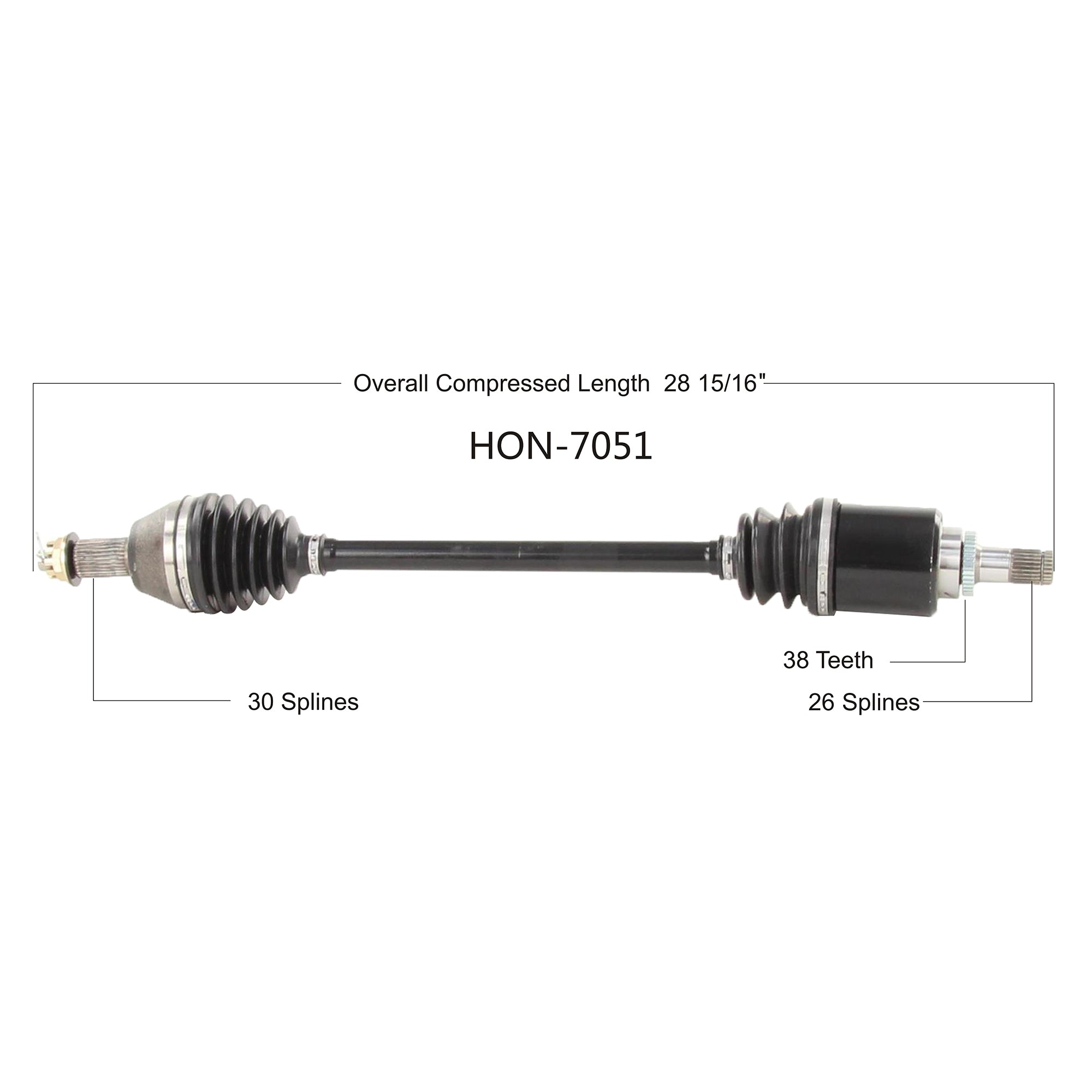 Honda Talon Axle - OEM Replacement image 3