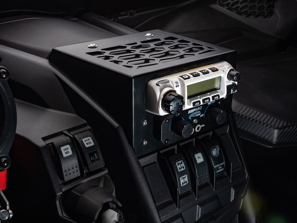 Utv Inc Can Am Maverick X3 Rugged Radio 60W Two Way Radio & 660 Intercom Mount image 0