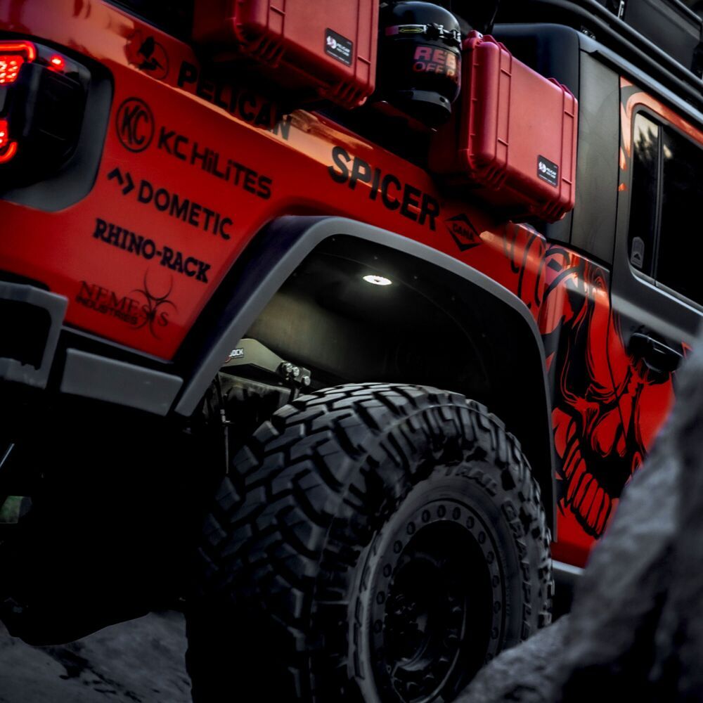 Cyclone V2 LED 6-Light - Rock Light Kit - UTV, Offroad, Jeep