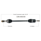 Can-Am Defender Heavy Duty Axles image 0