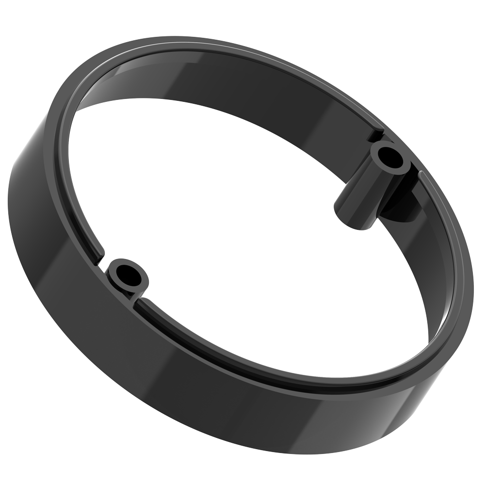 VCAP1 SATIN BLACK CAP RISER - ABS