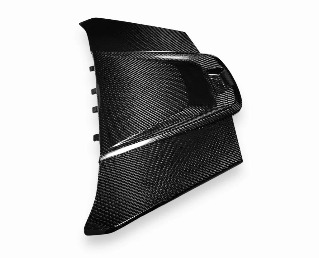 Can-Am Maverick R Carbon Fiber Upper Center Dash Trim Kit image 1