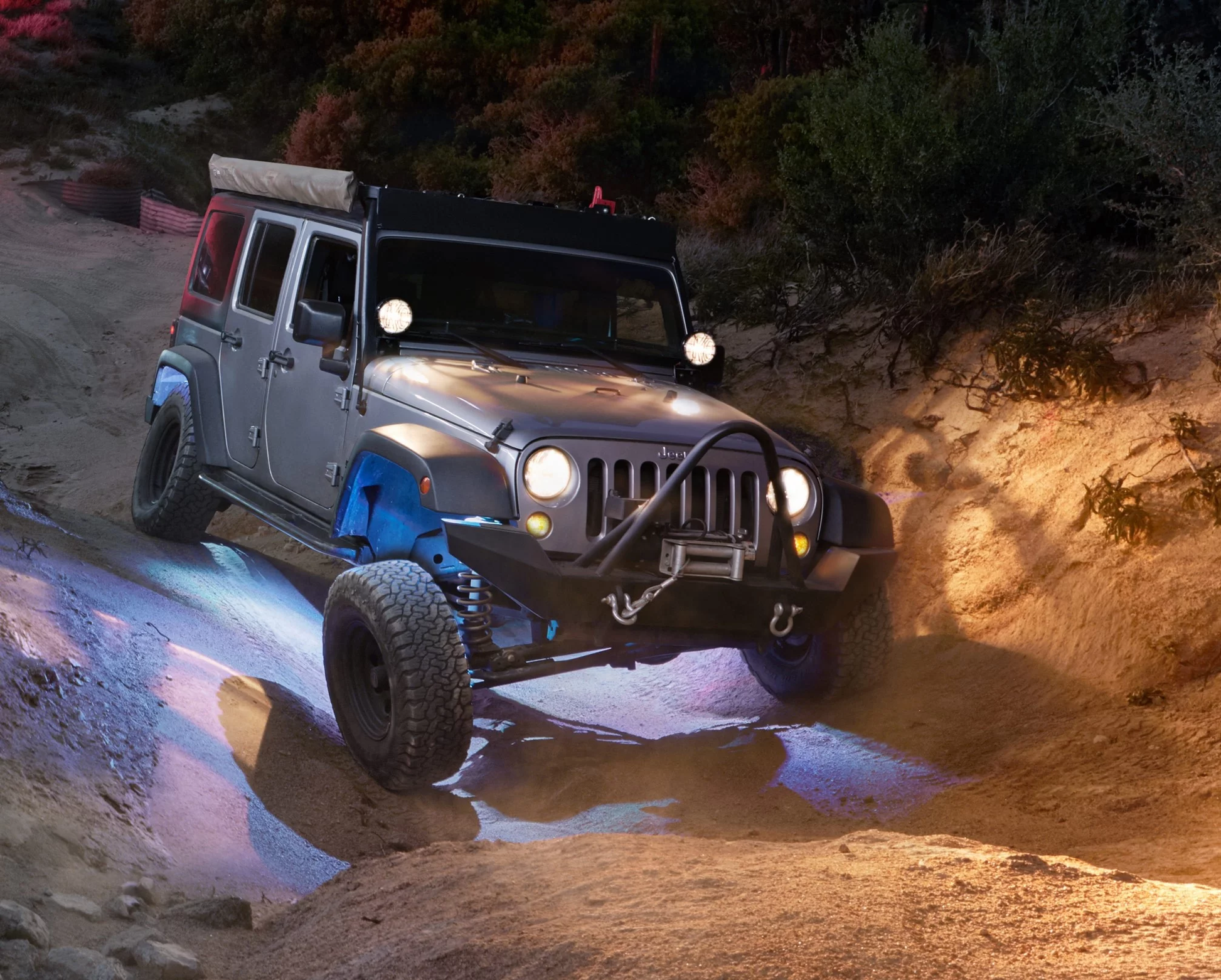 Kc C-Series Rgb Led Rock Light Kit - 6 Pc - Universal / Utv / Jeep image 7
