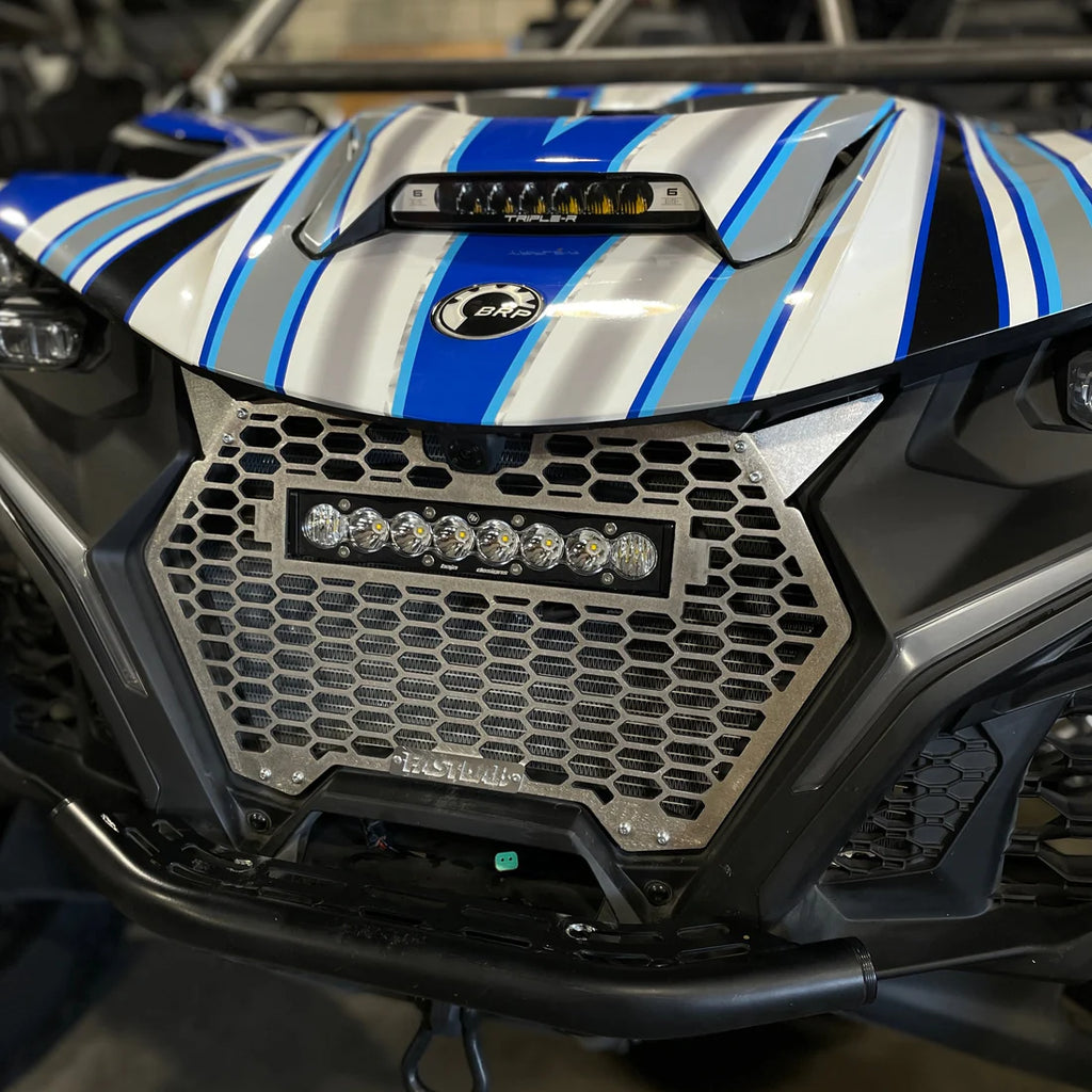 FastLab Can-am Maverick R Grill with S8 Light Bar image 4