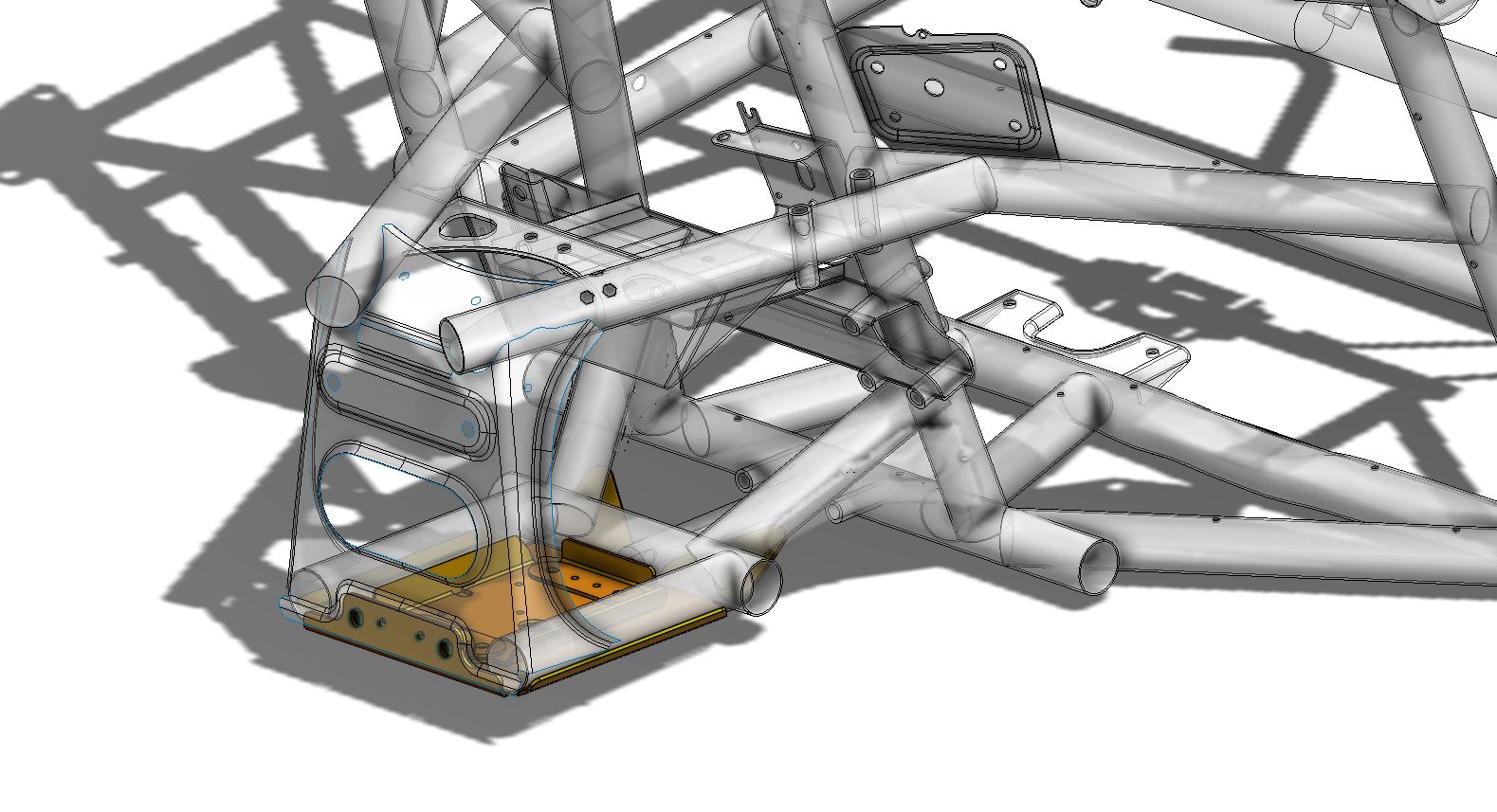 Maverick X3 Chromoly Weld In Front Diff Tray - Ct Race Worx image 3