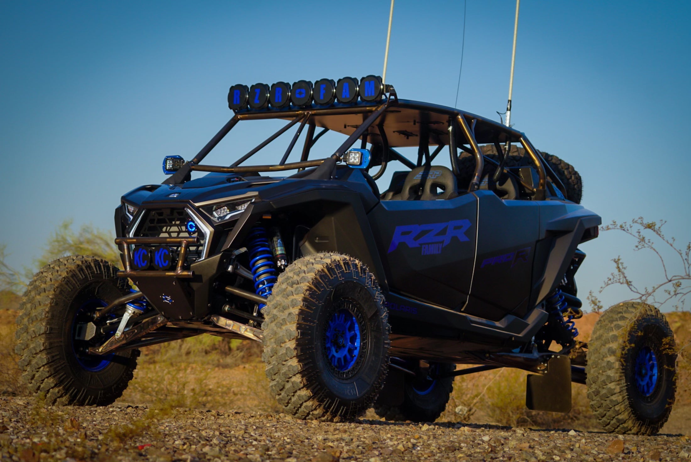POLARIS RZR TURBO R & PRO R DOUBLE ROW BUMPER