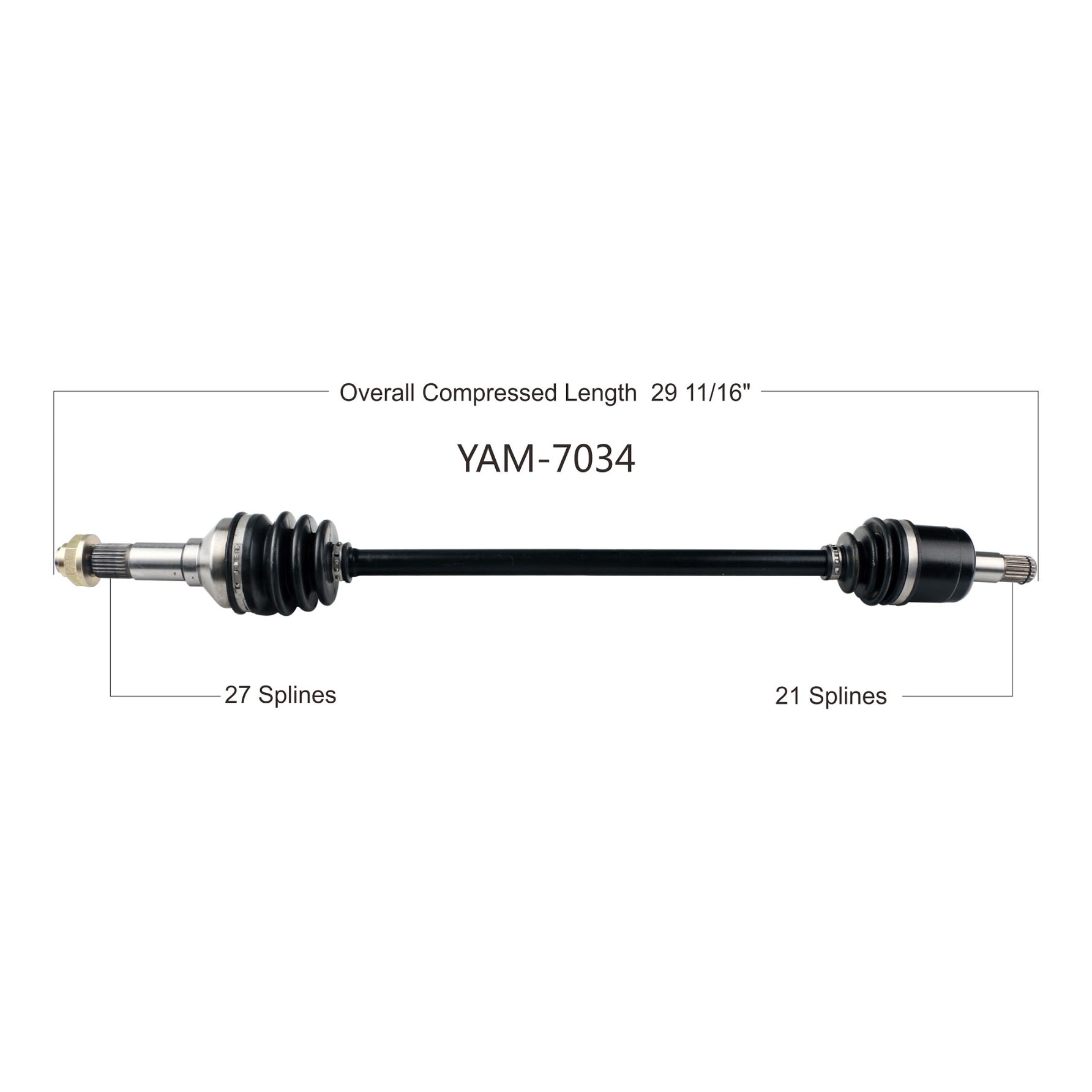 2016-2018 Yamaha Yxz1000R Oe Replacement Cv Axle image 0