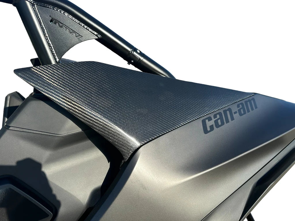 Can-Am Maverick R Carbon Fiber Number Plate / Cage Trim image 0
