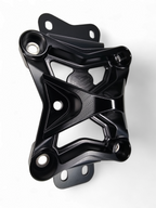 2022 to Current Can Am X3 10 Bolt Radius Rod Plate with Pull Hook (Black) image 4