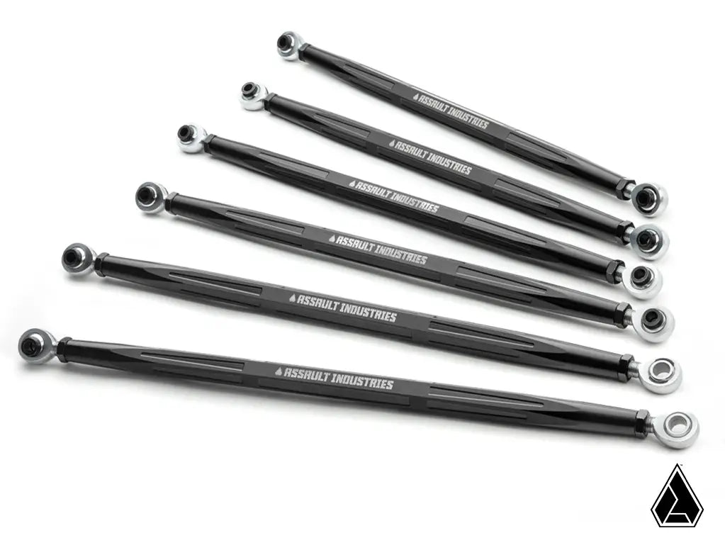 Assault Industries Can-Am Maverick R Turret Style Quick Camber Radius Rods image 0
