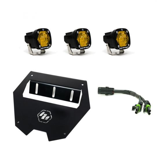 Polaris 2022 Rzr Pro R S1 Lower Fascia Light Kit Baja Designs image 1