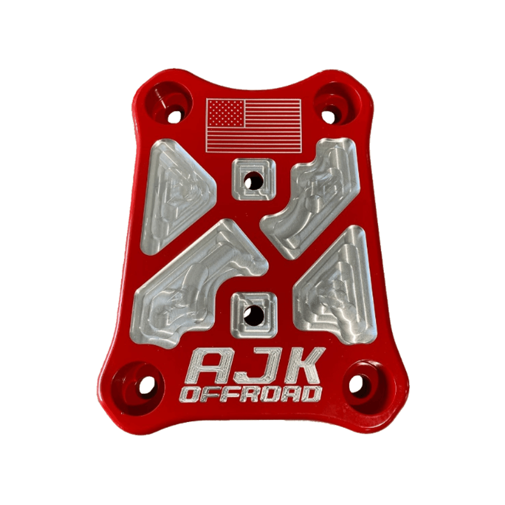 Polaris Pro R Billet Radius Rod Plate - Ajk Offroad image 2