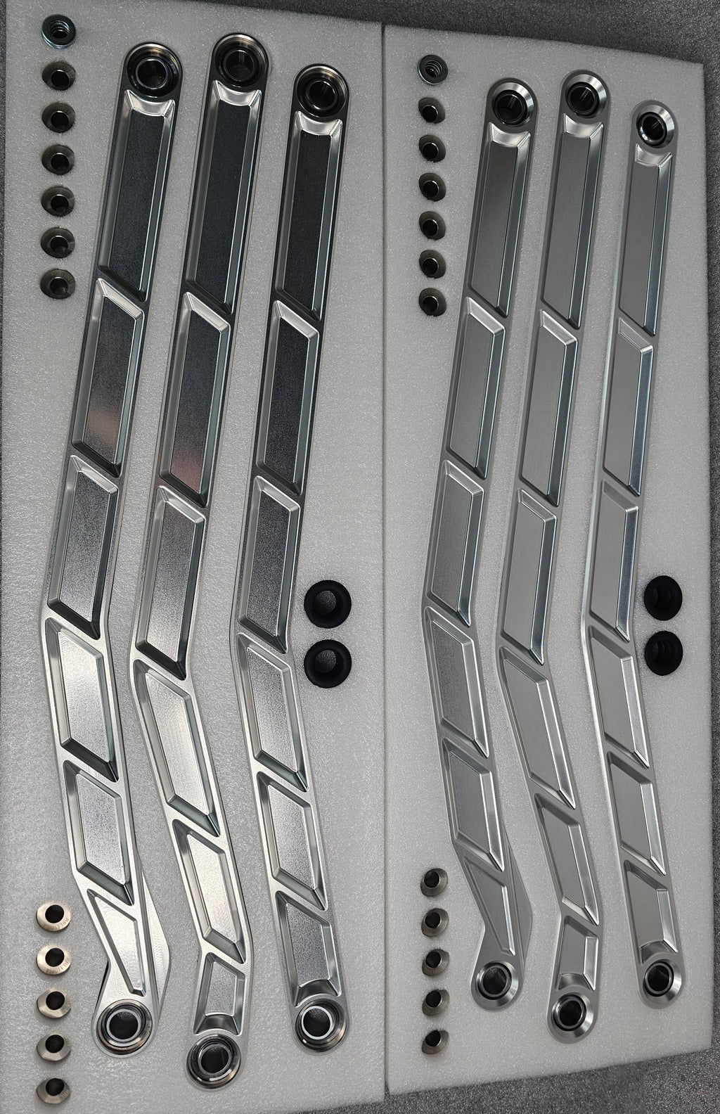 Can-Am X3 Maverick High Clearance Radius Rods in Clear Finish for 72" image 0