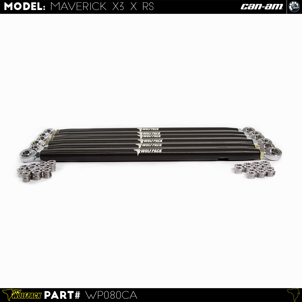Can-Am X3 72" Radius Rods - Aluminum - Utv Wolfpack image 0