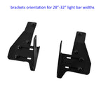Rzr Pro Xp  Light Bar Mount Brackets - Aprove Usa image 2