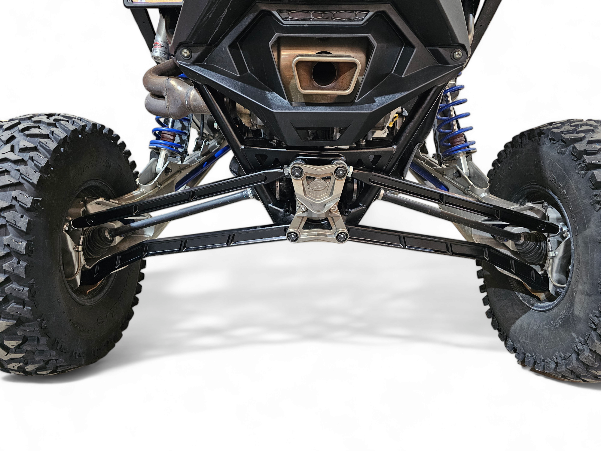 Polaris RZR Pro R, Pro S, Turbo R High Clearance Radius Rods in Black Finish image 0