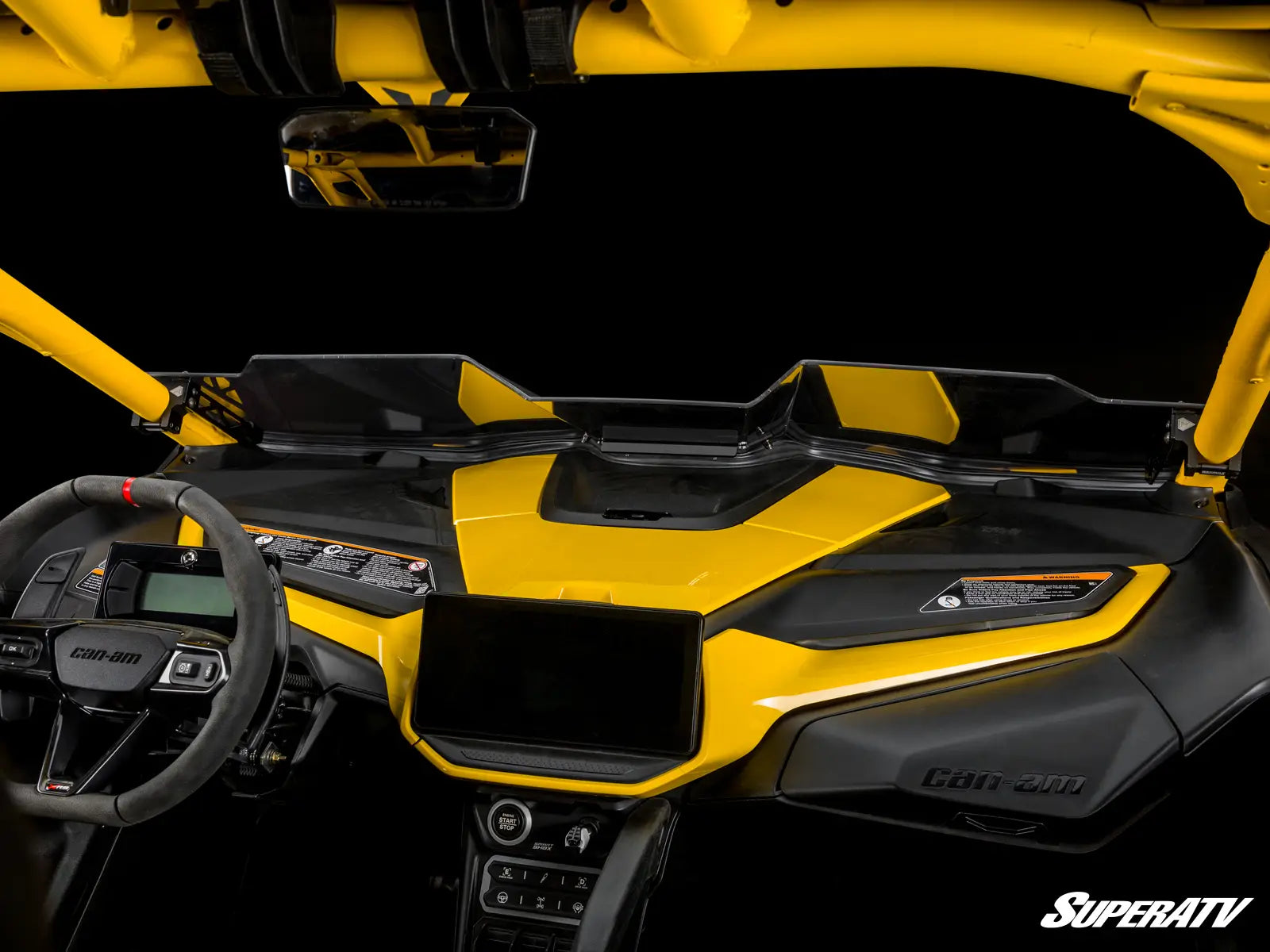 Assault Industries Can-Am Maverick R Half Windshield image 1