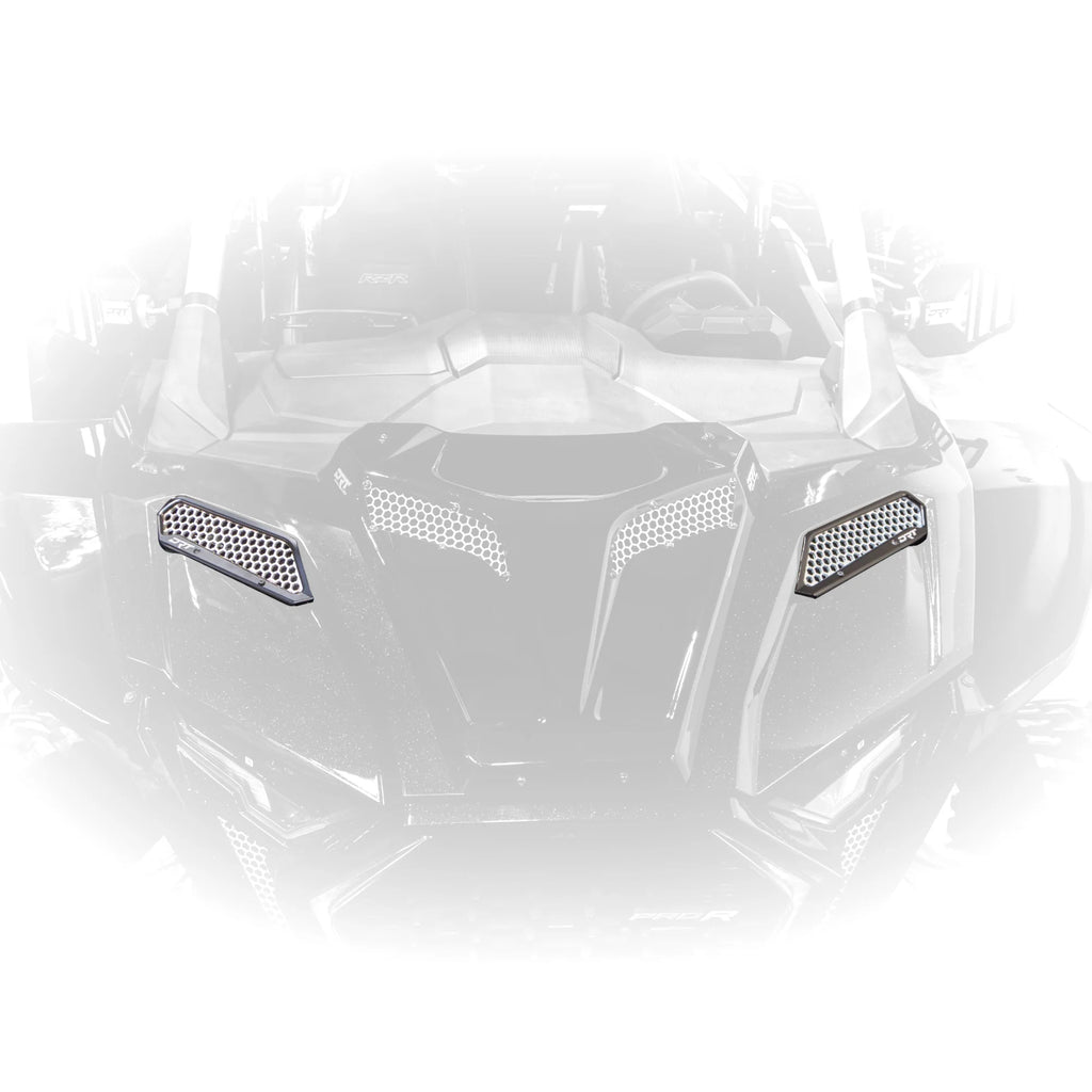 DRT Motorsports Billet Aluminum Front Fender Intake Mesh Kit for Polaris 2025+ RZR Pro XP/Pro S /Pro R