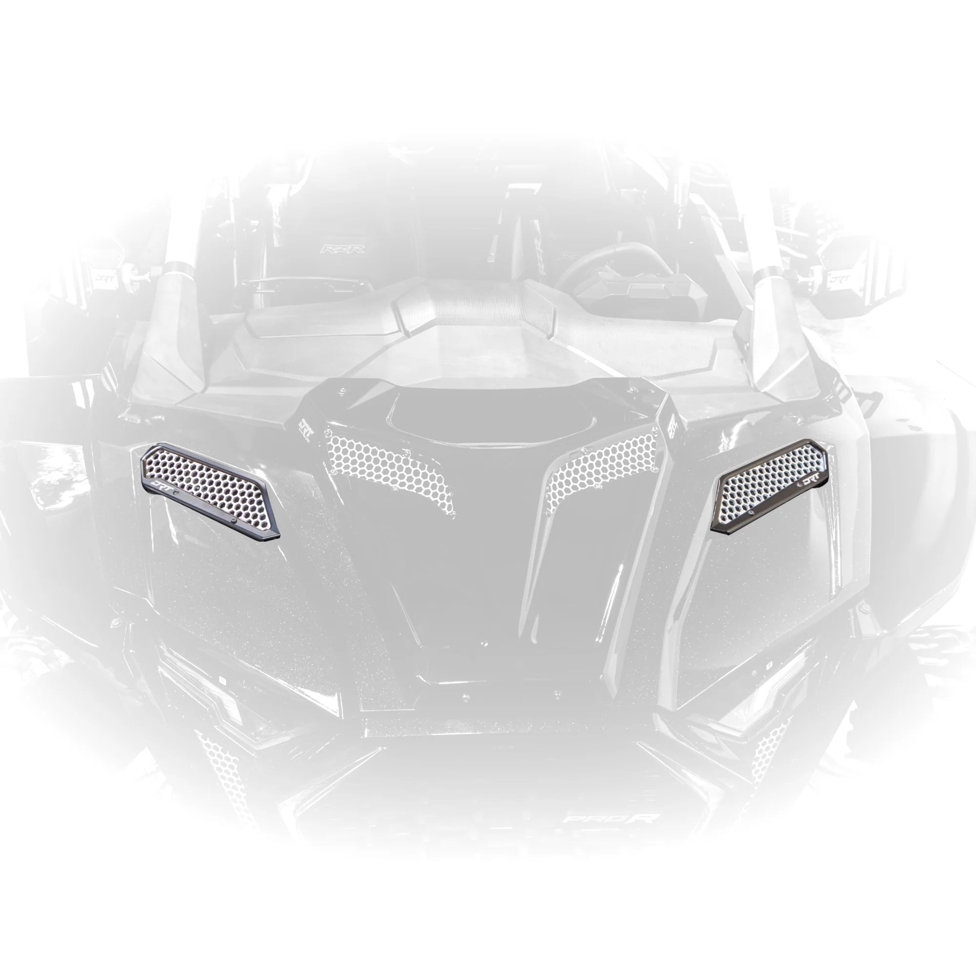 DRT Motorsports Billet Aluminum Front Fender Intake Mesh Kit for Polaris 2025+ RZR Pro XP/Pro S /Pro R