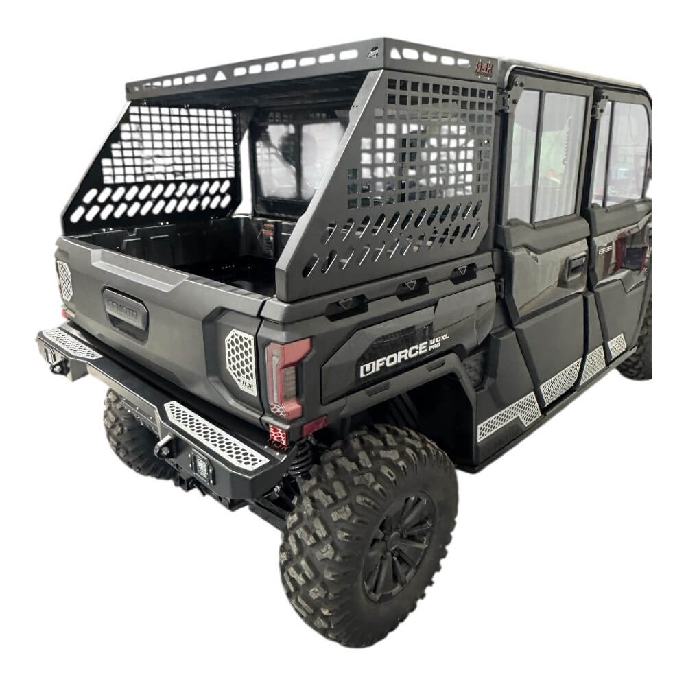 CF Moto UForce U10 Tall Bed Rack with Enclosure