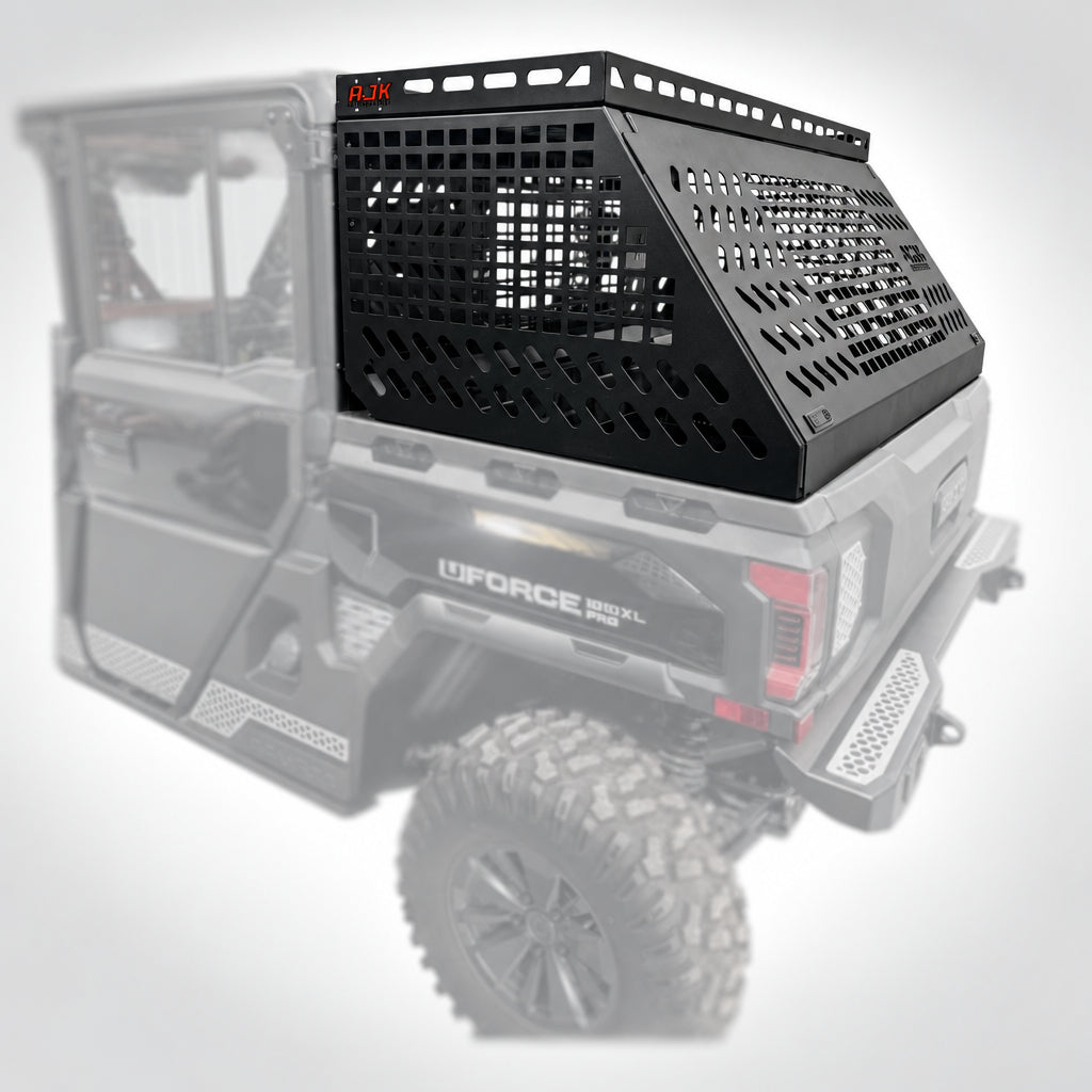 CF Moto UForce U10 Tall Bed Rack with Enclosure by AJK Offroad